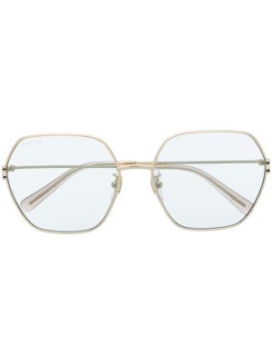 Gucci Eyewear geometric-frame hexagonal sunglasses