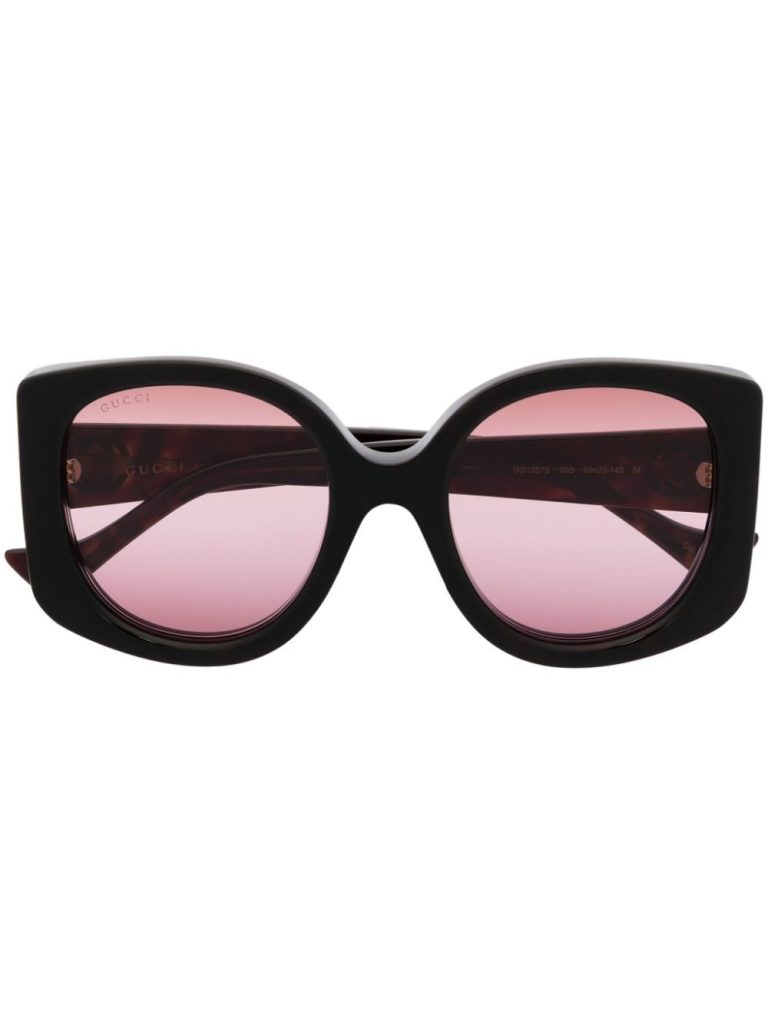 Gucci Eyewear oversized logo-arm sunglasses