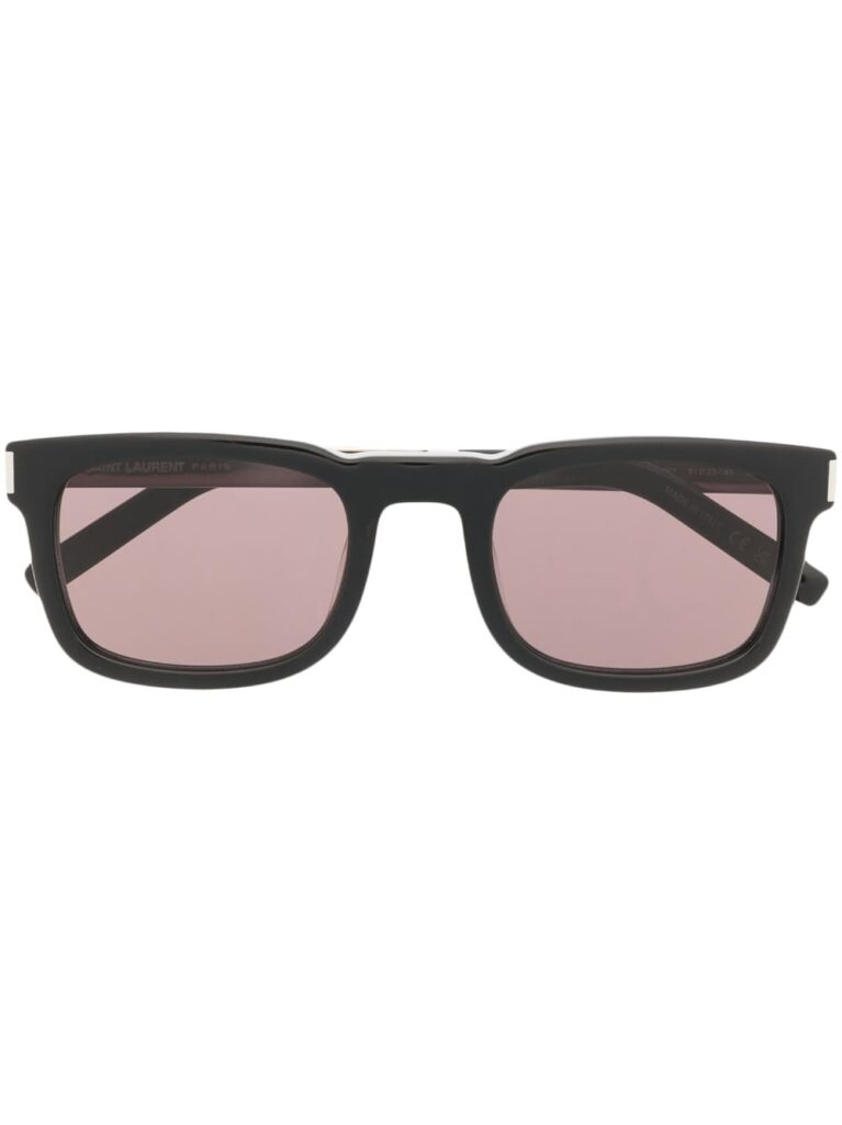 Saint Laurent Eyewear engraved-logo square-frame sunglasses