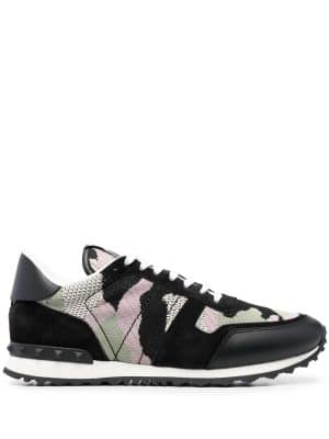 Valentino Garavani Camouflage Rockrunner low-top sneakers