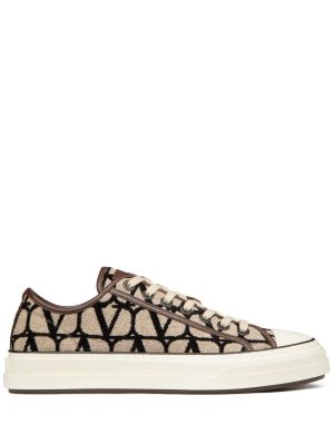 Valentino Garavani Toile Iconographe lace-up sneakers