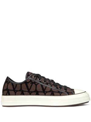 Valentino Garavani Toile Iconographe lace-up sneakers