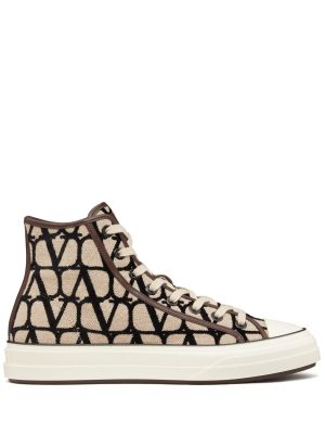 Valentino Garavani logo-print hi-top sneakers