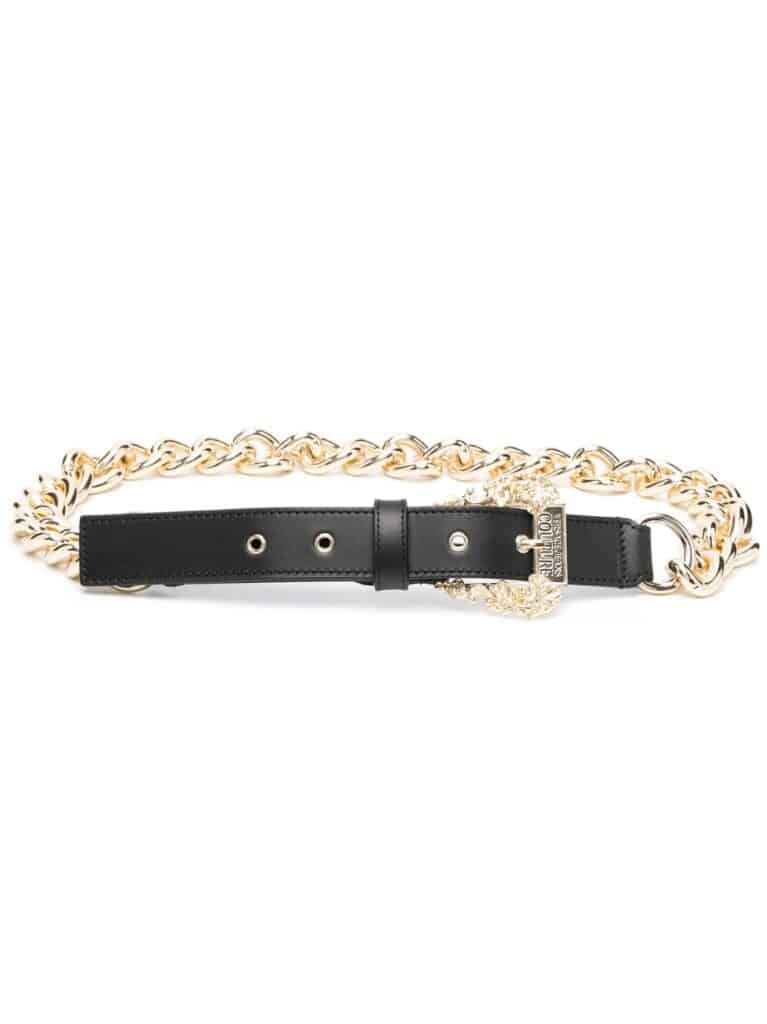 Versace Jeans Couture chain-link leather belt