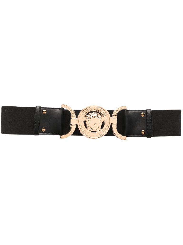 Versace Medusa-plaque leather belt