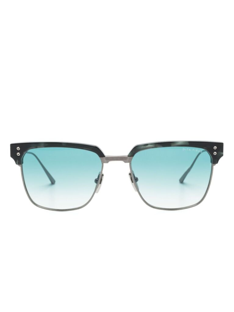 Dita Eyewear logo-print square-frame sunglasses