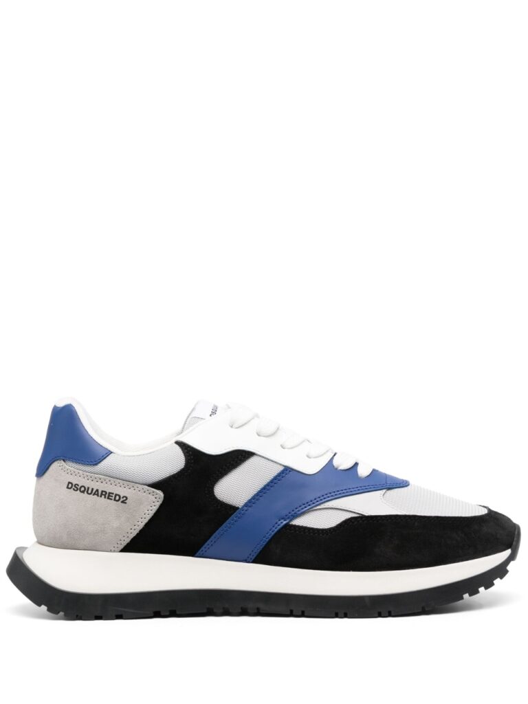 Dsquared2 colour-block panelled leather sneakers