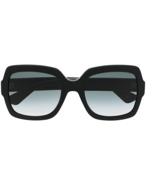 Gucci Eyewear logo-plaque oversize frame sunglasses