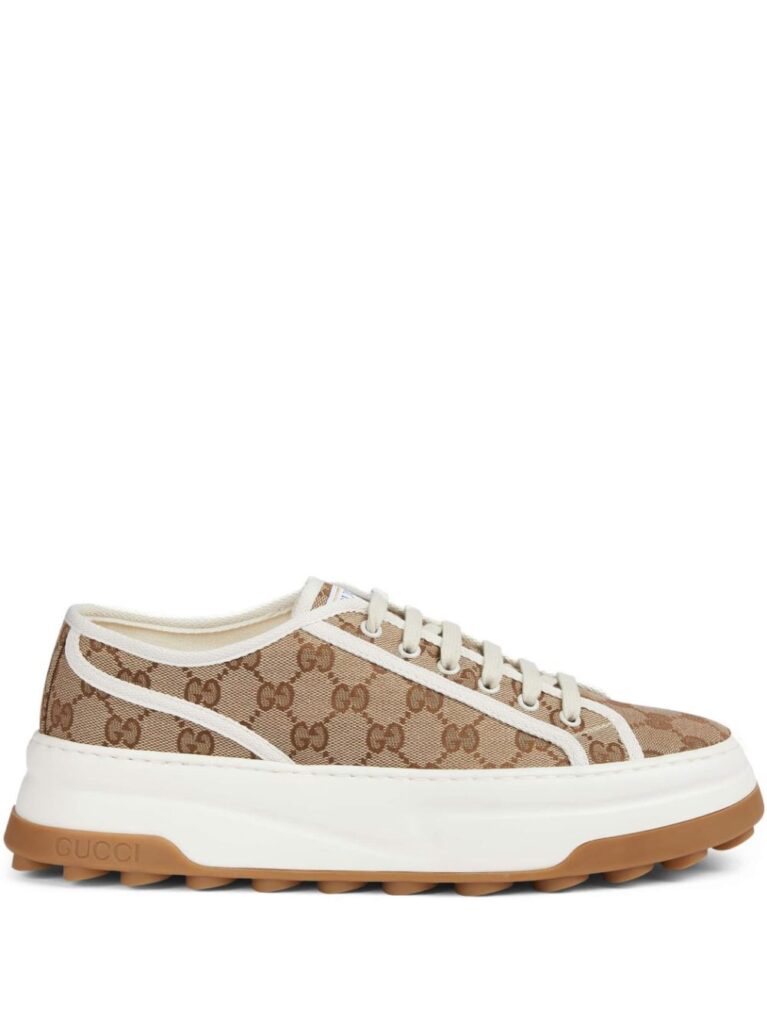 Gucci GG-canvas lace-up sneakers
