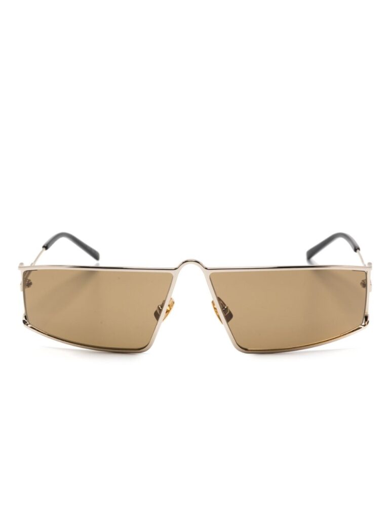 Saint Laurent Eyewear metallic square-framed sunglasses