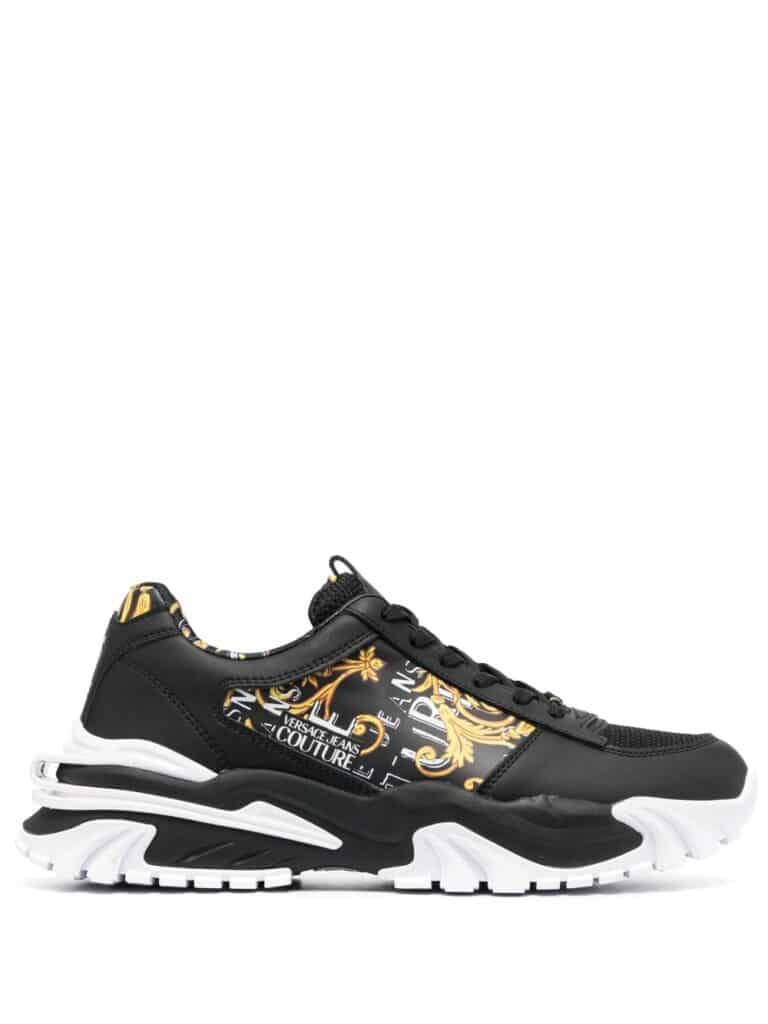 Versace Jeans Couture Fondo logo-print trainers