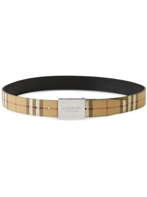 Burberry Vintage Check reversible belt