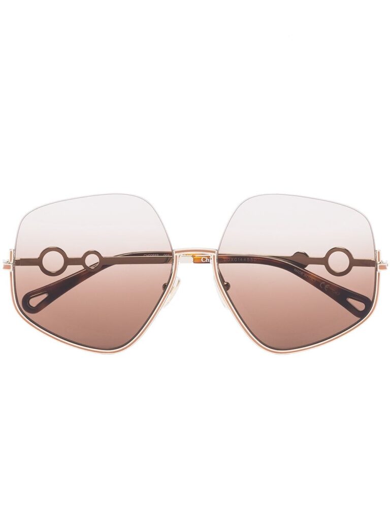 Chloé Eyewear Sofya hexagonal-frame sunglasses