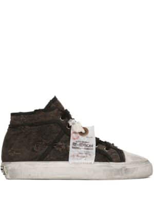 Dolce & Gabbana distressed high-top sneakers