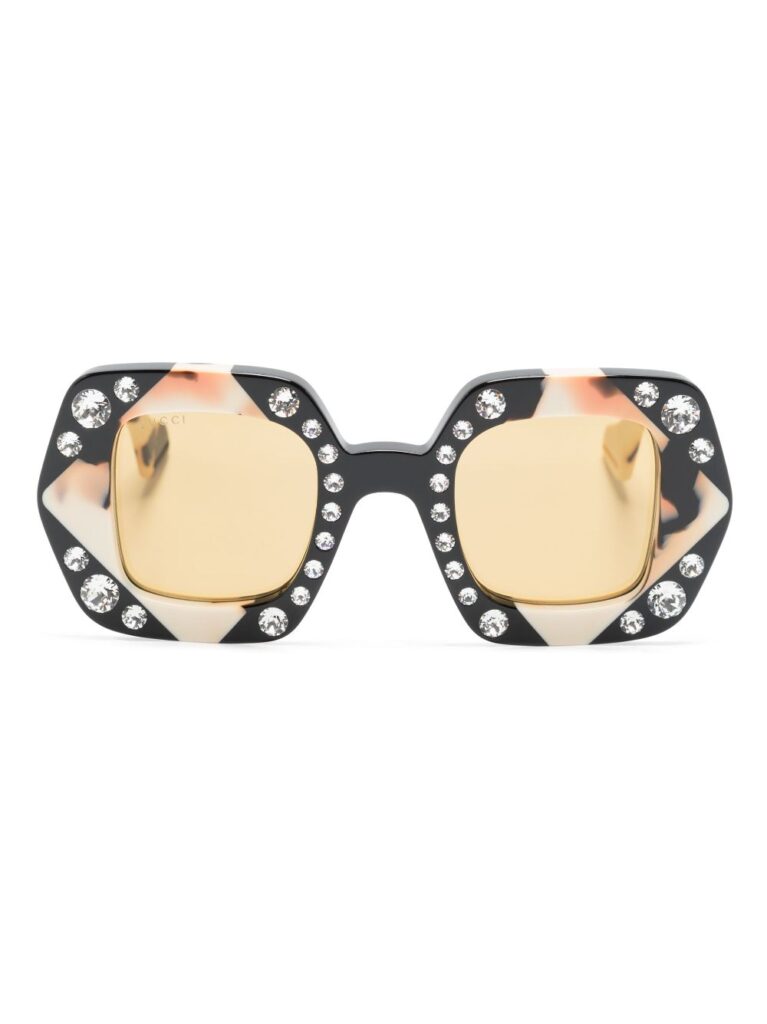 Gucci Eyewear Interlocking G-logo plaque sunglasses