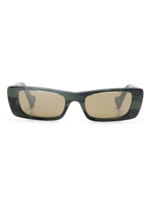 Gucci Eyewear logo-plaque rectangular-frame sunglasses