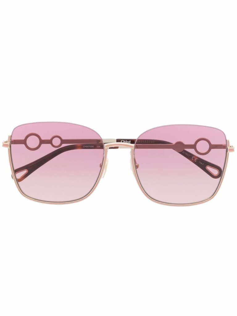 Chloé Eyewear frameless gradient sunglasses