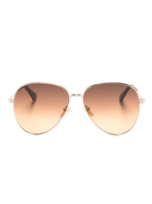 Chloé Eyewear gradient-lenses pilot-frame sunglasses