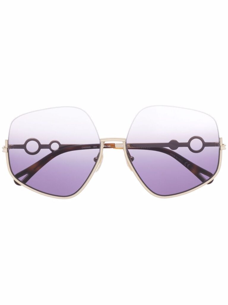 Chloé Eyewear oversized-frame gradient sunglasses