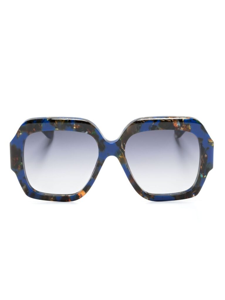 Chloé Eyewear tortoiseshell oversize-frame sunglasses
