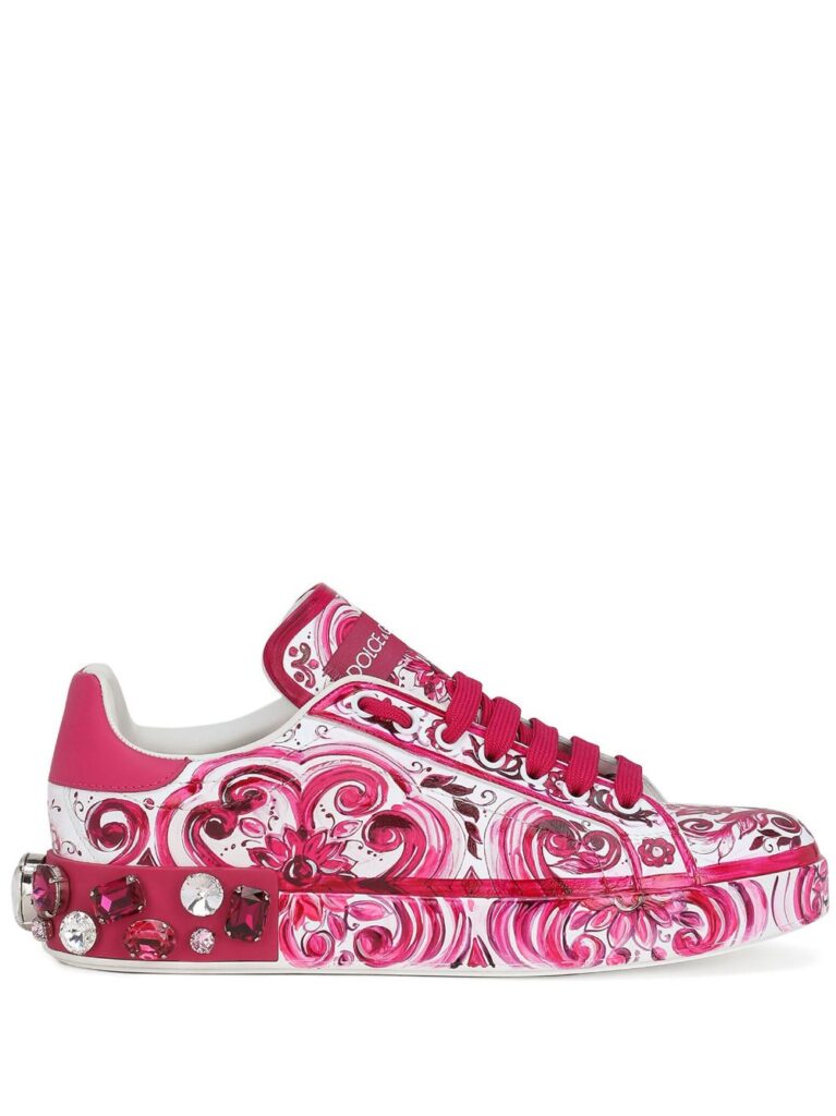 Dolce & Gabbana Portofino Majolica-print sneakers