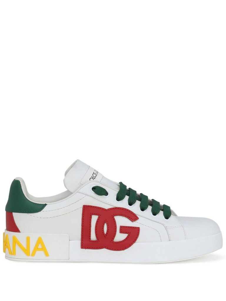 Dolce & Gabbana Portofino logo-patch sneakers