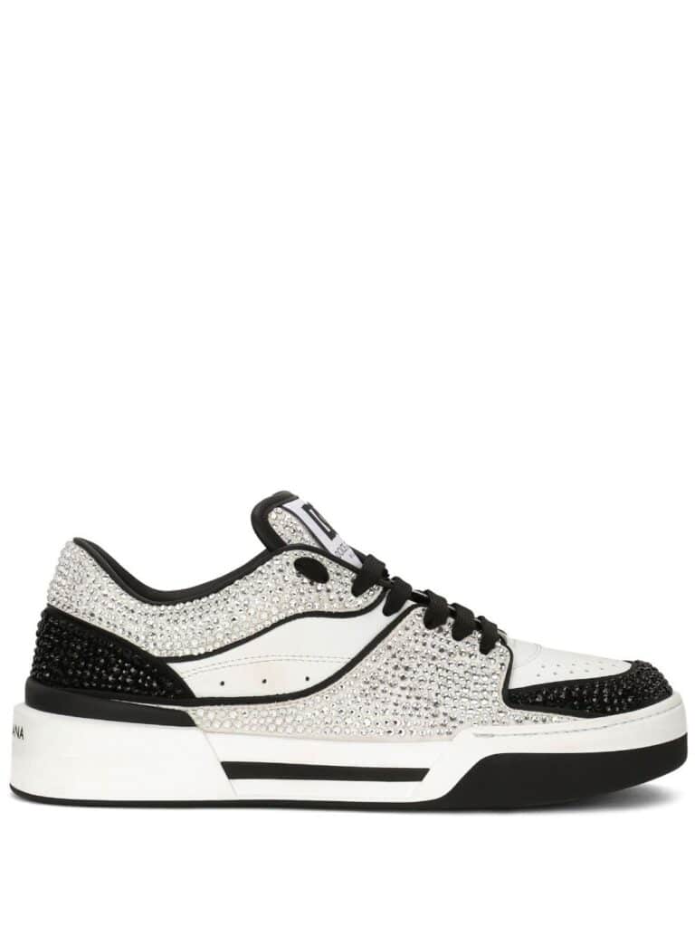 Dolce & Gabbana crystal-embellished low-top sneakers