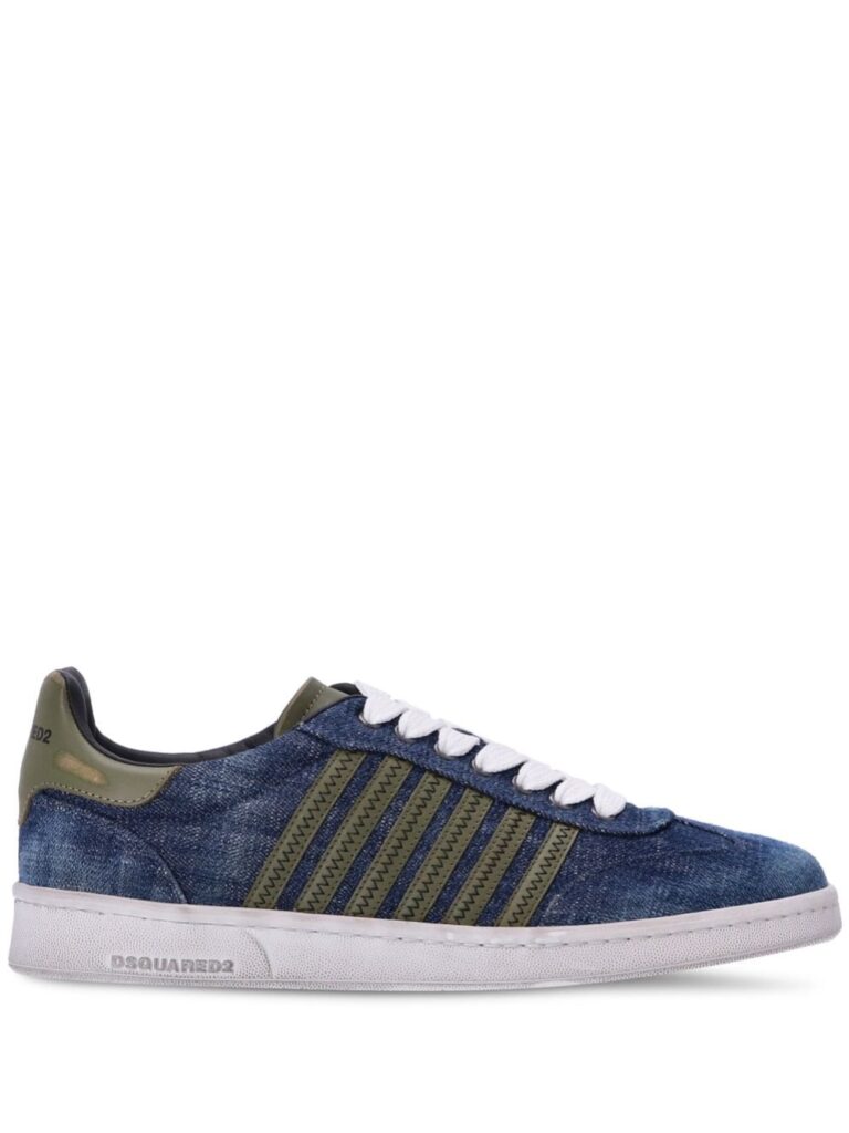 Dsquared2 denim lace-up sneakers