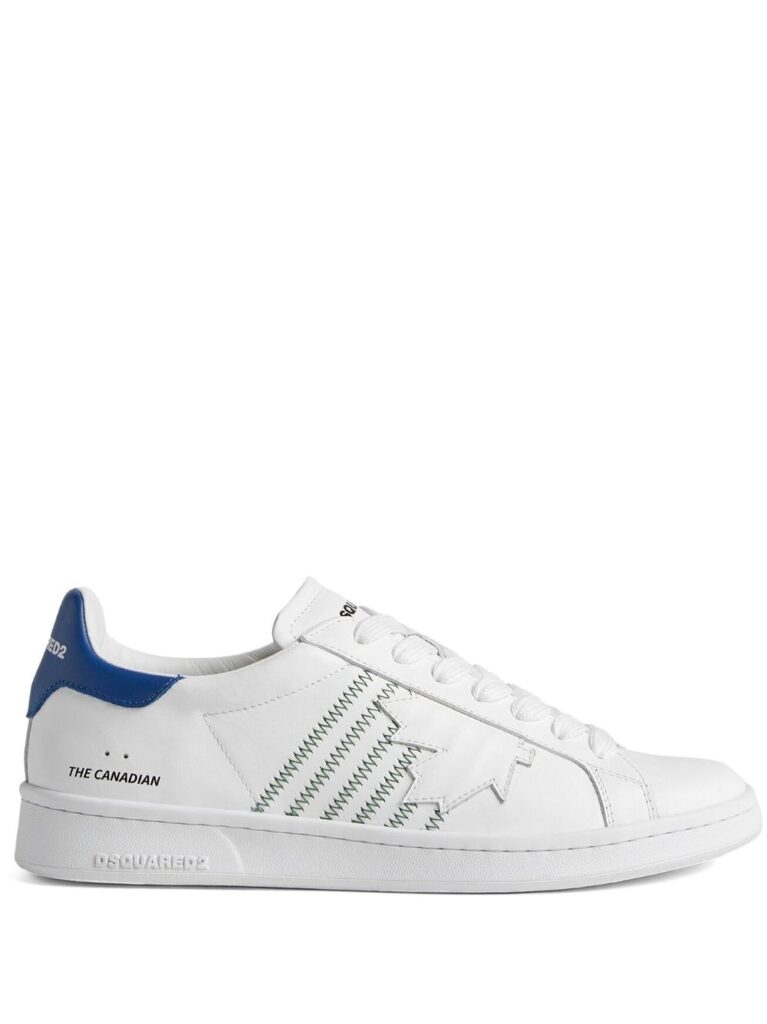 Dsquared2 logo-embellished leather sneakers
