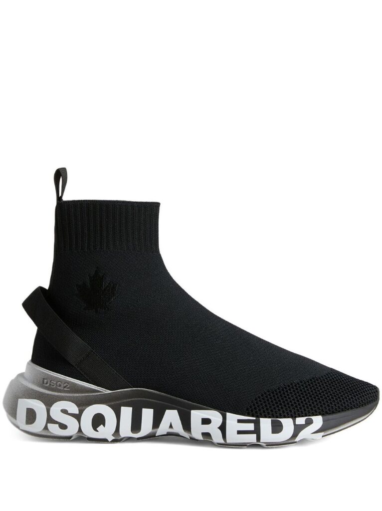 Dsquared2 logo-print sock trainers