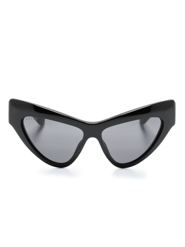 Gucci Eyewear logo-lettering cat-eye sunglasses