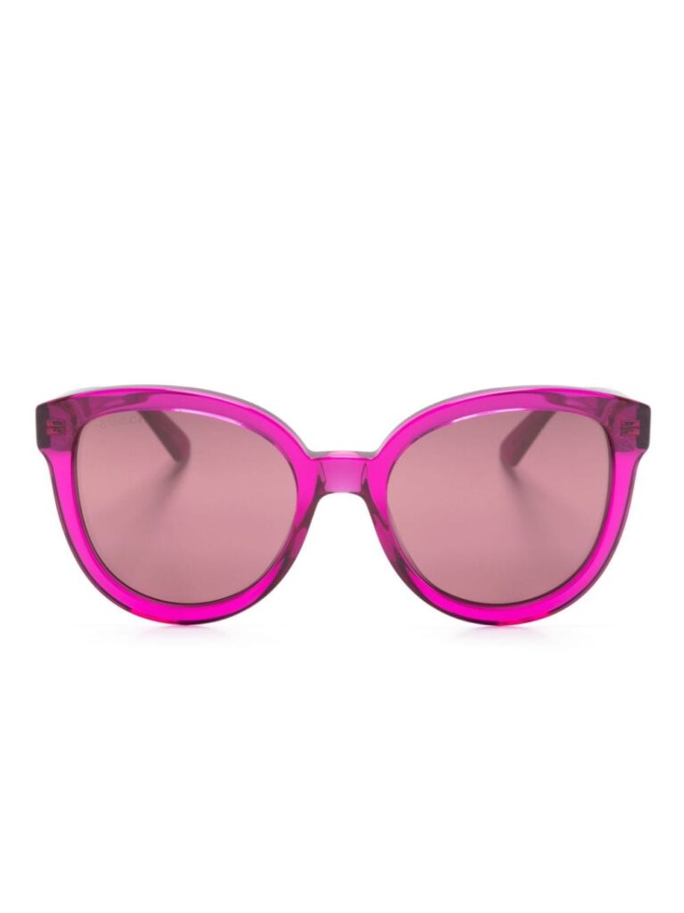 Gucci Eyewear logo-plaque cat-eye sunglasses