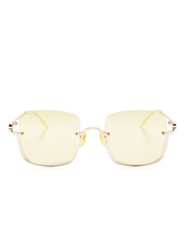 Gucci Eyewear square mirrored-lense sunglasses