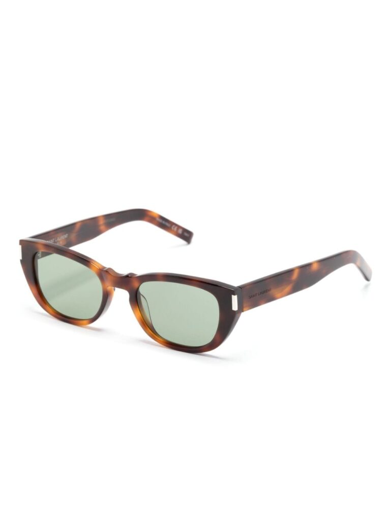 Saint Laurent Eyewear tortoiseshell-effect square sunglasses