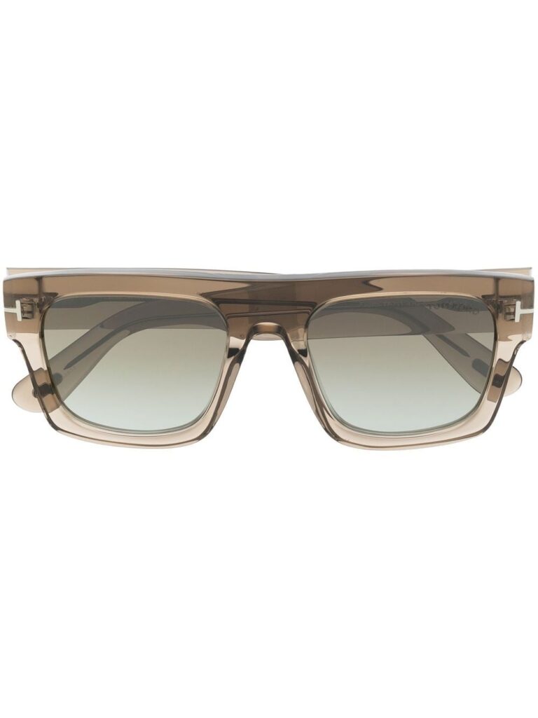 TOM FORD Eyewear transparent square-frame sunglasses