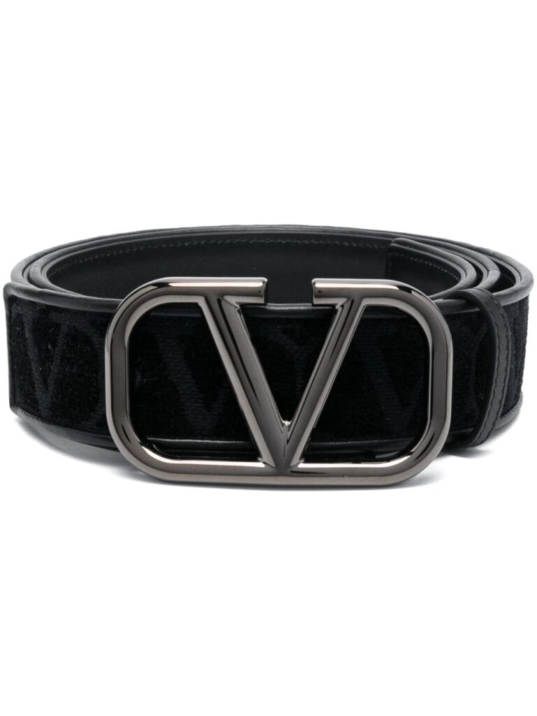 Valentino Garavani Toile Iconographe buckle belt