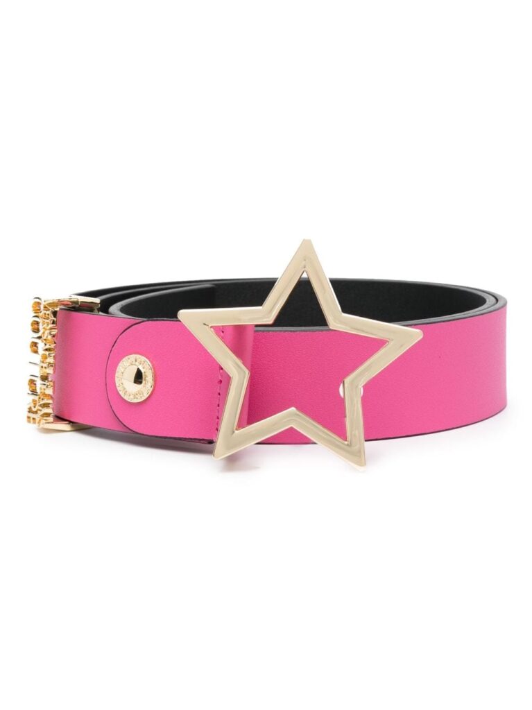 Versace Jeans Couture star-shaped buckle leather belt