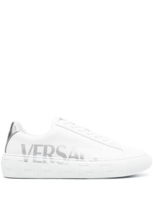 Versace La Greca logo-print low-top sneakers