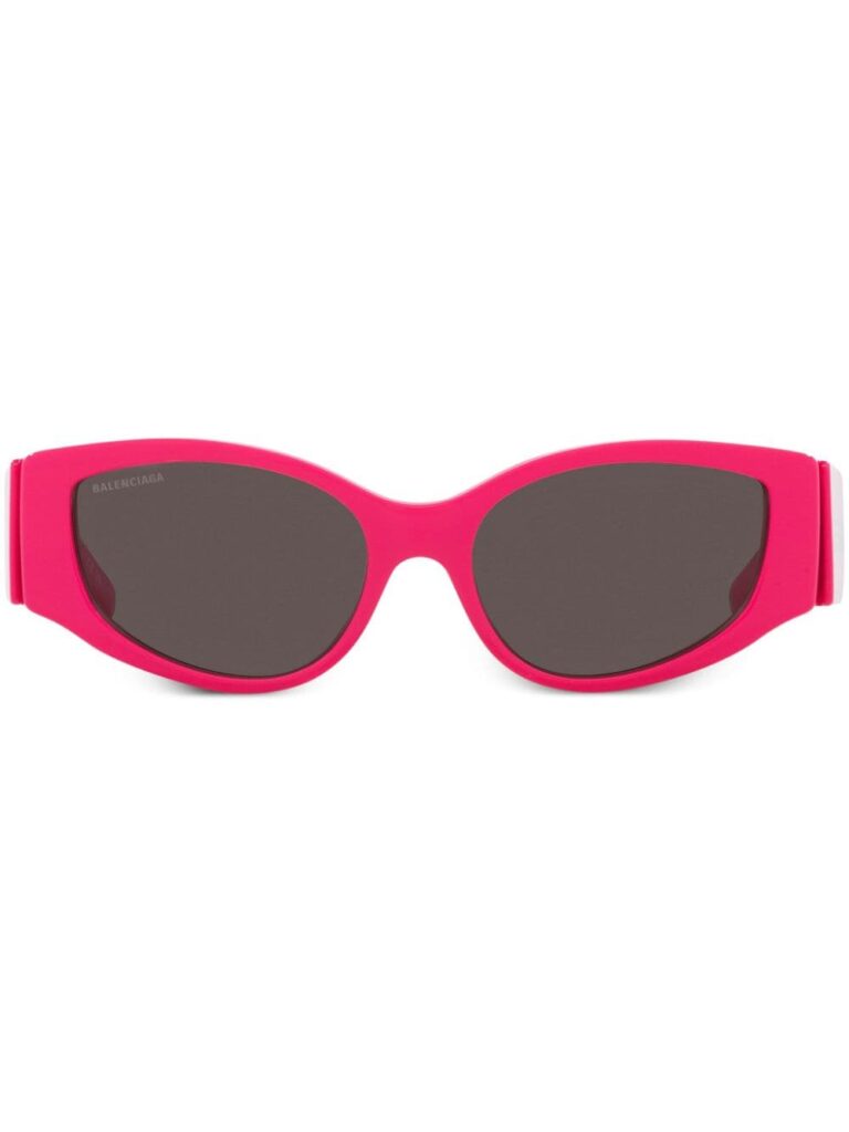 Balenciaga Eyewear logo-print rectangle-frame sunglasses
