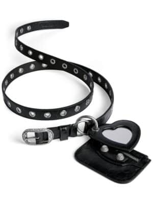 Balenciaga Le Cagole charm-detail leather belt