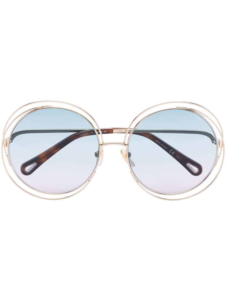 Chloé Eyewear Carlina round-frame sunglasses