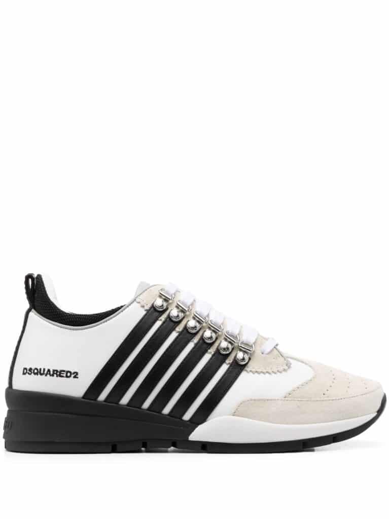 Dsquared2 Boxer stripe-print sneakers