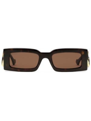 Gucci Eyewear Double G rectangle-frame sunglasses