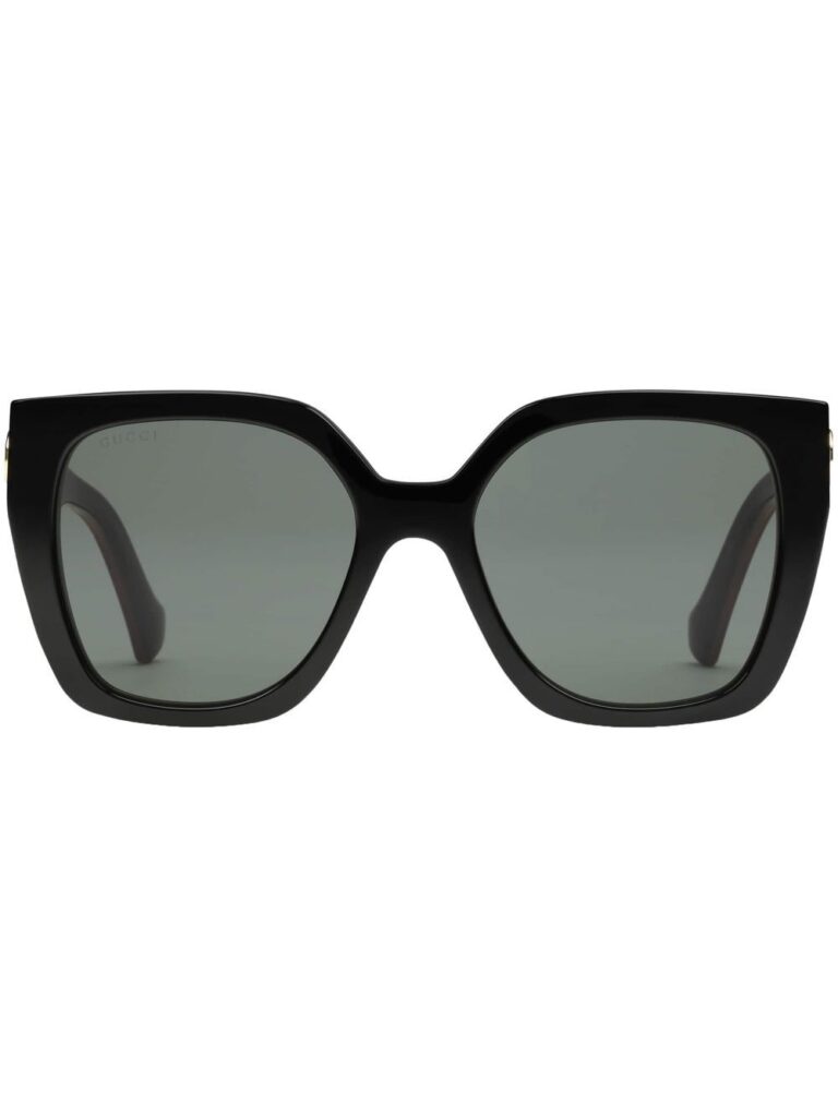 Gucci Eyewear polished oversize-frame sunglasses