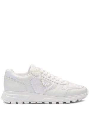 Prada diamond-quilted leather sneakers
