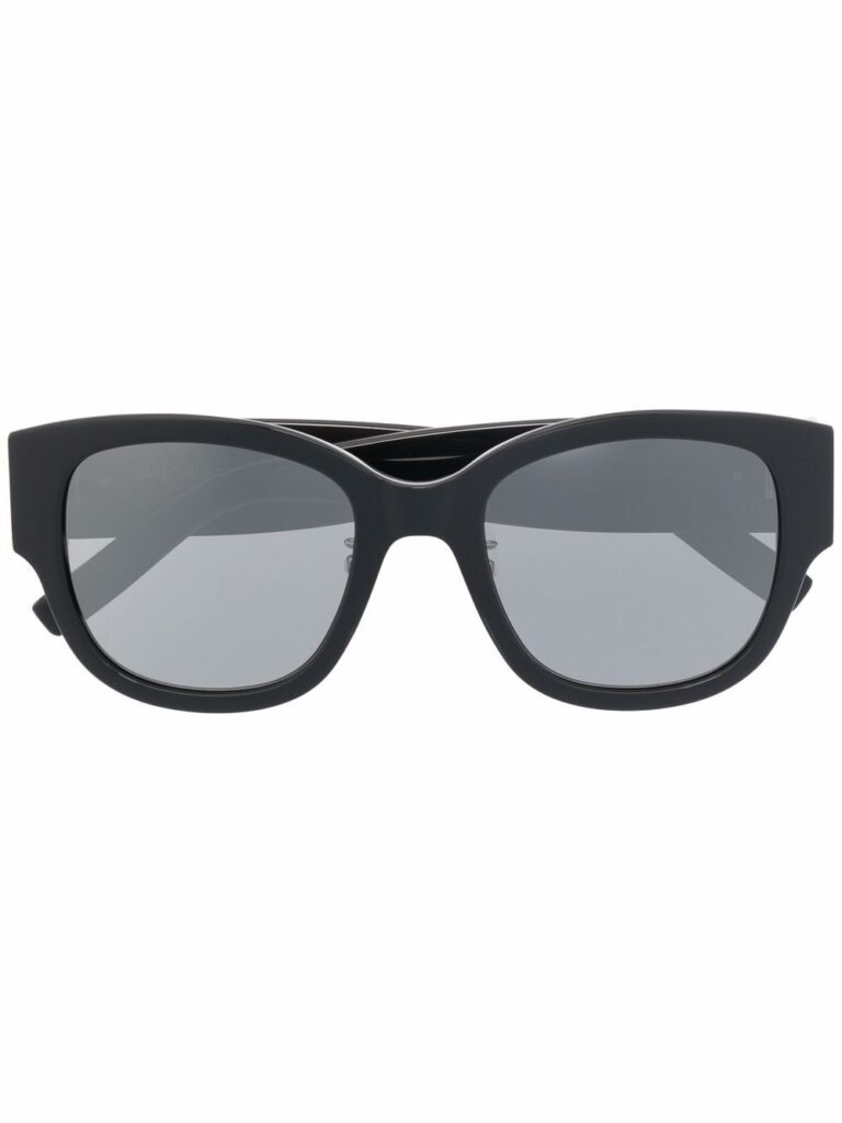 Saint Laurent Eyewear logo-plaque oversize-frame sunglasses