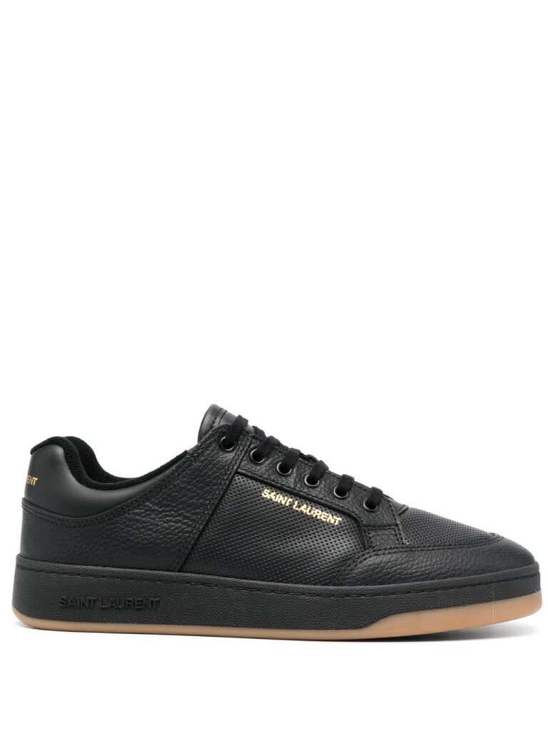 Saint Laurent SL/61 leather perforated sneakers