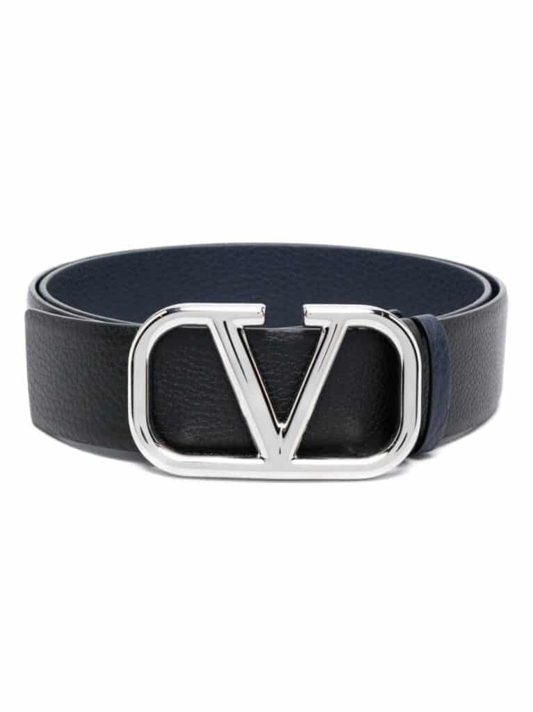 Valentino Garavani VLogo Signature pebbled belt