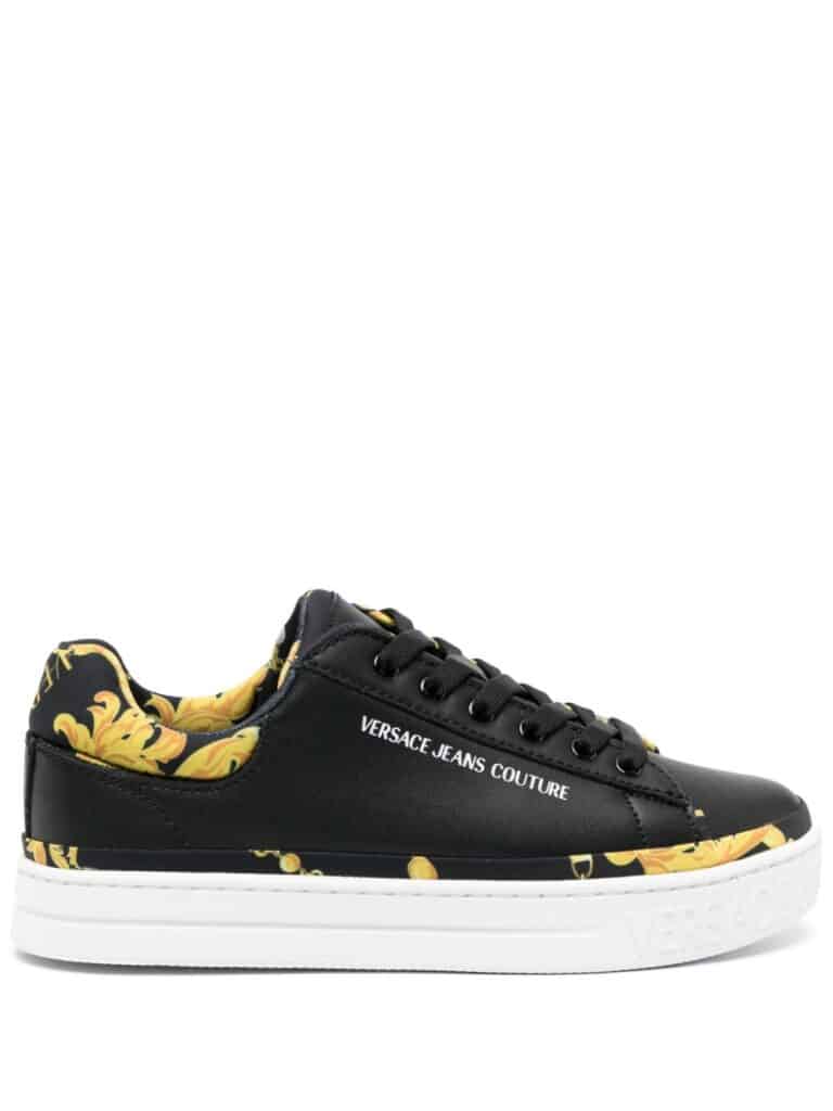 Versace Jeans Couture Chain Couture-print low-top sneakers