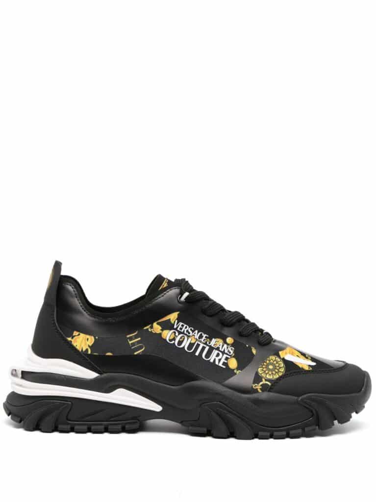 Versace Jeans Couture Couture Chain-print sneakers